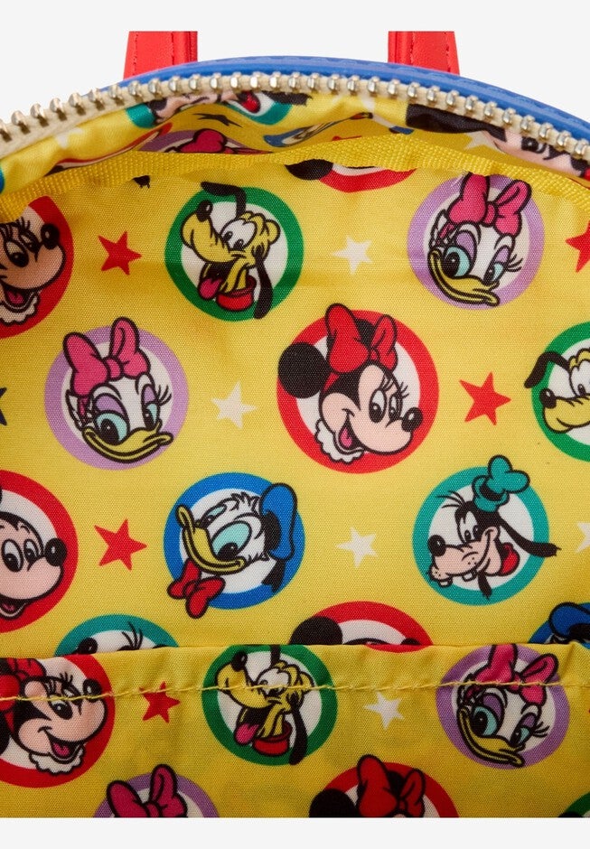 Loungefly x Disney Mickey And Friends Classic Mini Backpack & Ears Combo, RED, alternate image number null