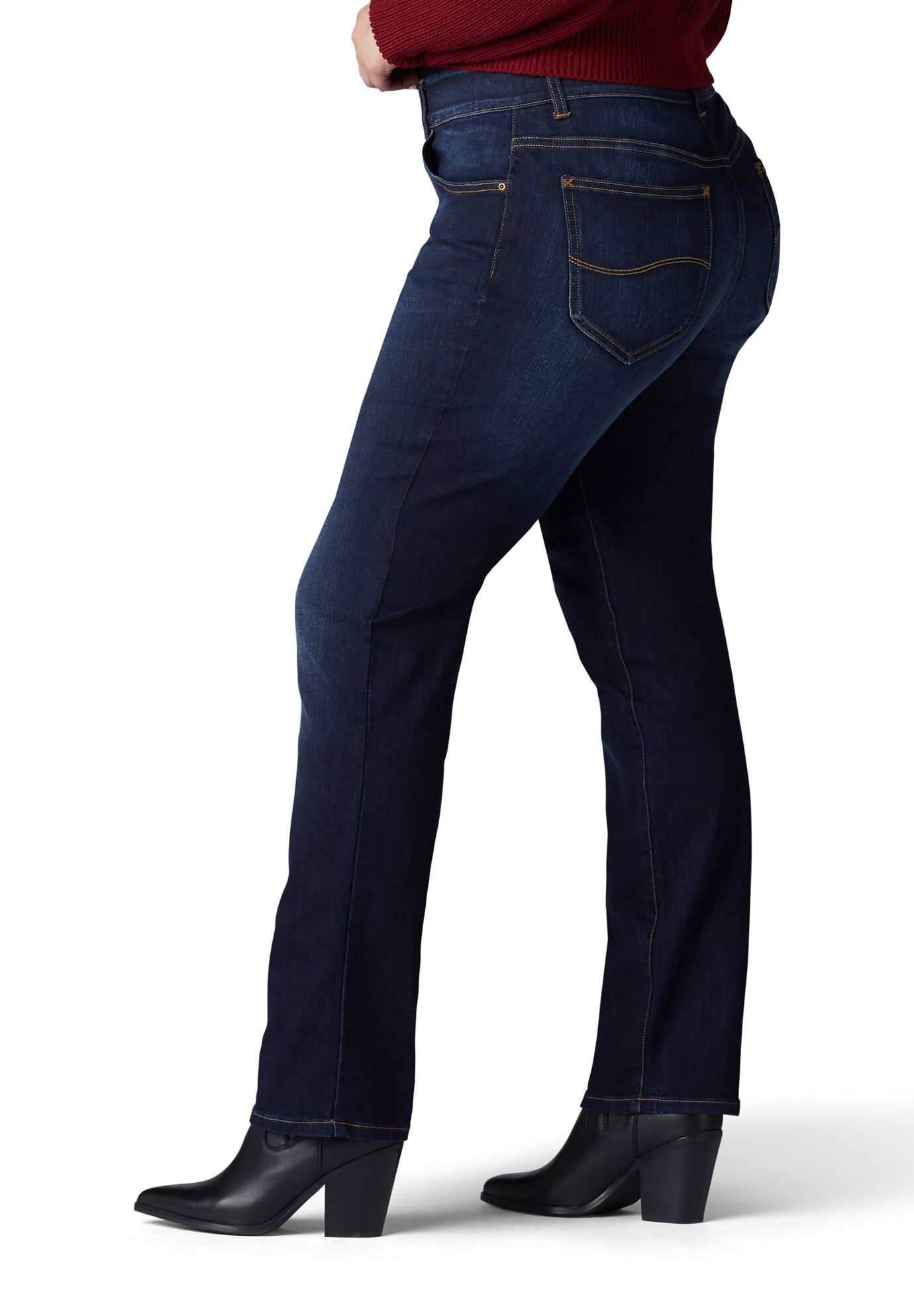 flex motion regular fit straight leg jean