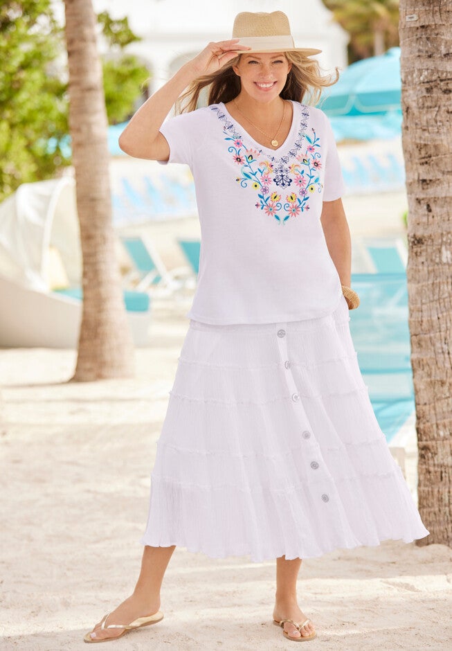 Gauze Skirt, , alternate image number null