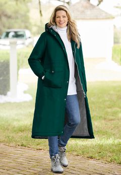 Longer Length Microfiber Parka
