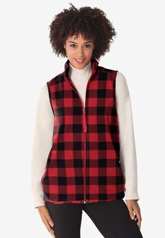 Zip-Front Microfleece Vest