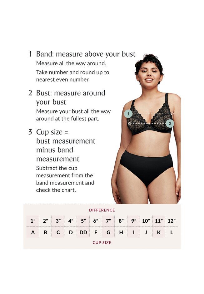 Full Figure Plus Size MagicLift Natural Shape Front-Close Bra Wirefree 1210, , alternate image number 15