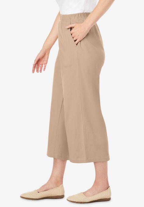 7-Day Knit Culotte, , alternate image number null