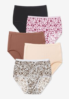 5-Pack Tag-free Full Coverage Cotton Brief