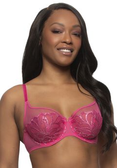 Lotus Embroidered Unlined Bra