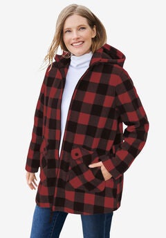 Hooded Fleece Coat