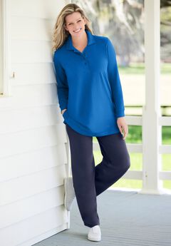Long-Sleeve Polo Shirt