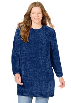 Crewneck Chenille Sweater