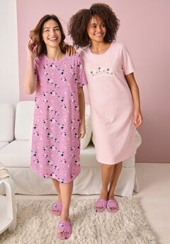 2-Pack Short-Sleeve Sleepshirt
