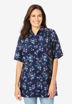 No Iron Short Sleeve Peachskin Shirt