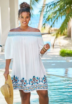 Off-The-Shoulder Cover Up