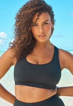 Scoop Neck Swim Bra