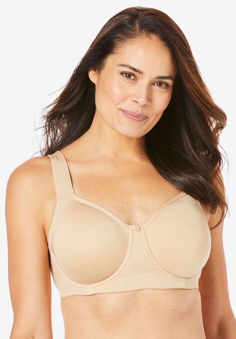 Underwire Microfiber T-Shirt Bra, NUDE, hi-res image number null