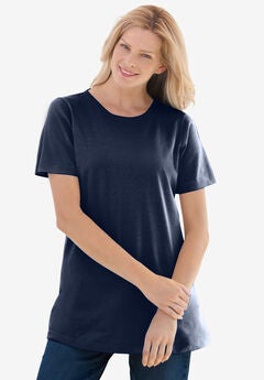 Perfect Short-Sleeve Crewneck Tee