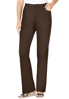 Stretch Denim Five-Pocket Bootcut Jeans