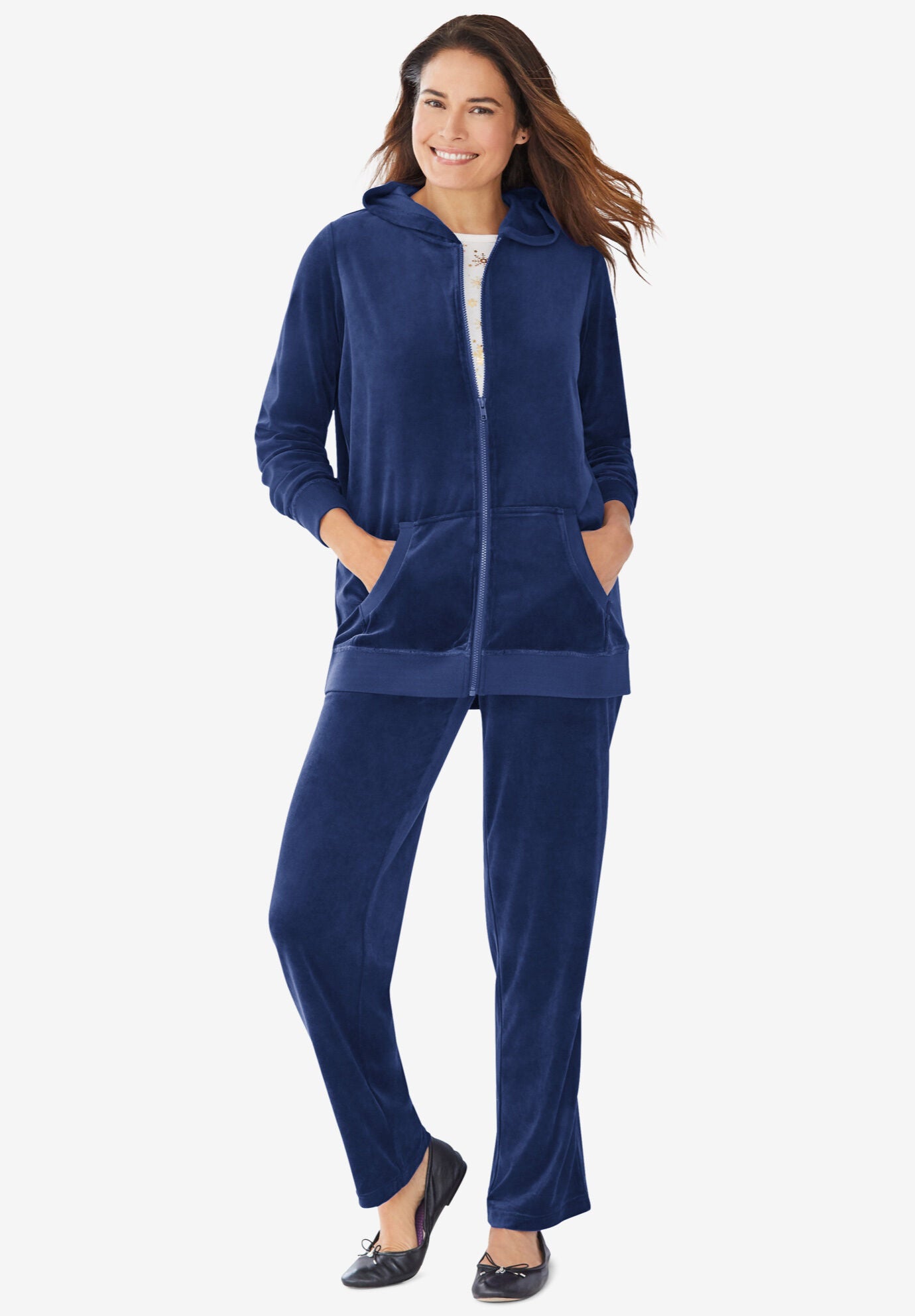 Womens new arrivals velour hoodie