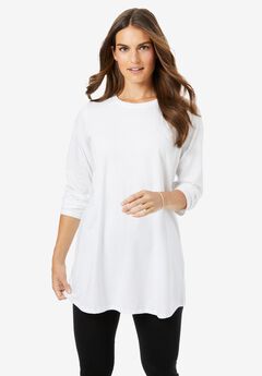 Perfect Long-Sleeve Crewneck Tunic