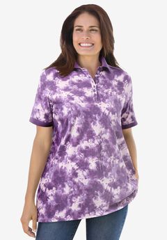 Perfect Printed Short-Sleeve Polo Shirt