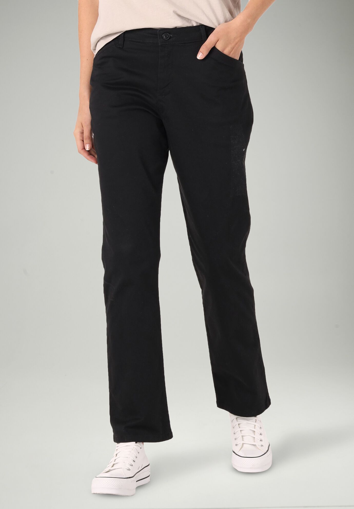Relaxed Fit Straight Leg Jean, BLACK ONYX, hi-res image number 0