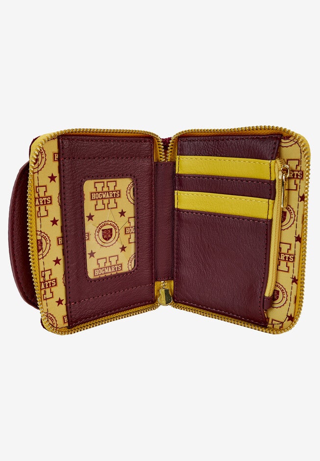 Loungefly X Harry Potter Wallet Zip Around Hogwarts Varsity Jacket, , alternate image number 3