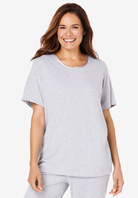 Sleep Tee , HEATHER GREY, hi-res image number null