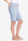 Stretch Jean Bermuda Short, , alternate image number null