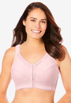 Front-Close Cotton Wireless Posture Bra
