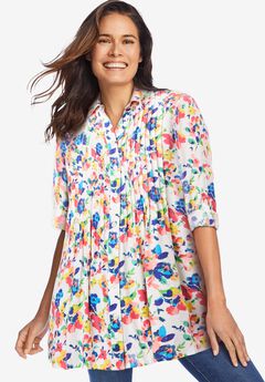 Plus Size White Blouses