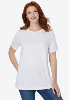Perfect Short-Sleeve Scoopneck Tee