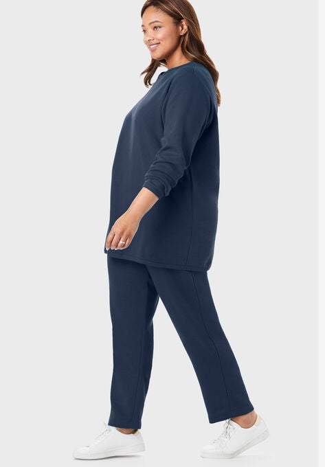 Fleece Sweatshirt Set | Woman Within