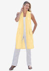 Lightweight Linen Vest, BANANA, hi-res image number null