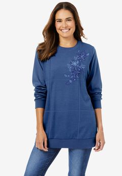 Patchwork Embroidered Top