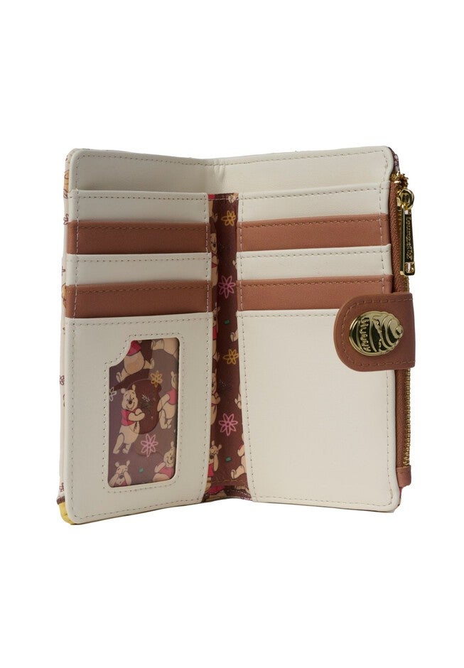 Loungefly x Disney Winnie the Pooh Snap Flap Wallet, BEIGE, alternate image number 4