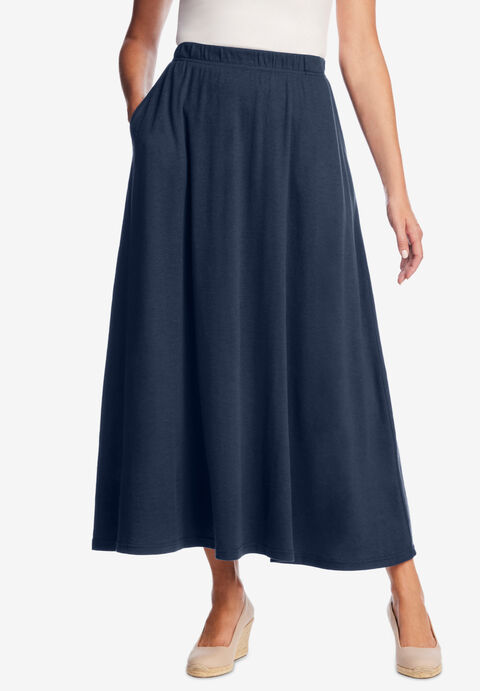 Women's Comfy Plus Size Skirts & Skorts: Maxi, Jean, Etc. | Woman Within