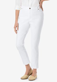 Stretch-Denim Slim-Leg Five-Pocket Jeans