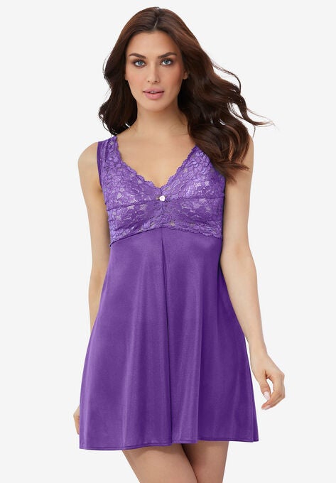 Babydoll Gown, PLUM BURST, hi-res image number null