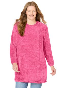 Crewneck Chenille Sweater