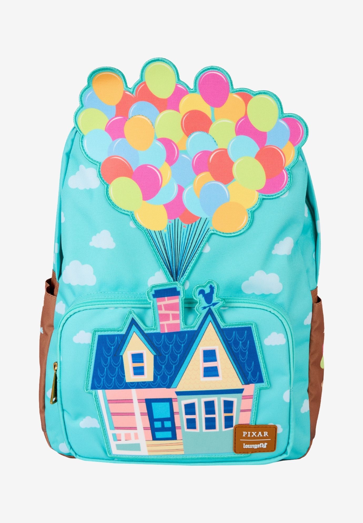 Loungefly x Disney Pixar UP Backpack Nylon Full-Size, BLUE, hi-res image number 0