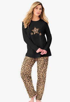 Long Sleeve Knit PJ Set