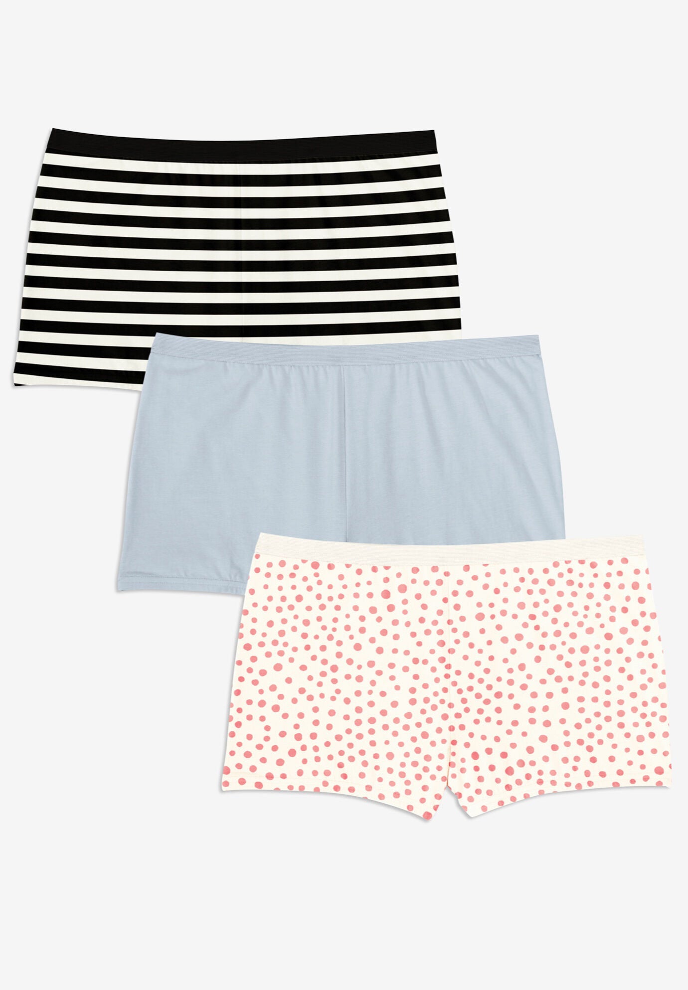 Women's plus size cotton boyshort underwear Outlet
