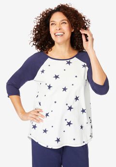 Three-Quarter Sleeve Baseball Tee