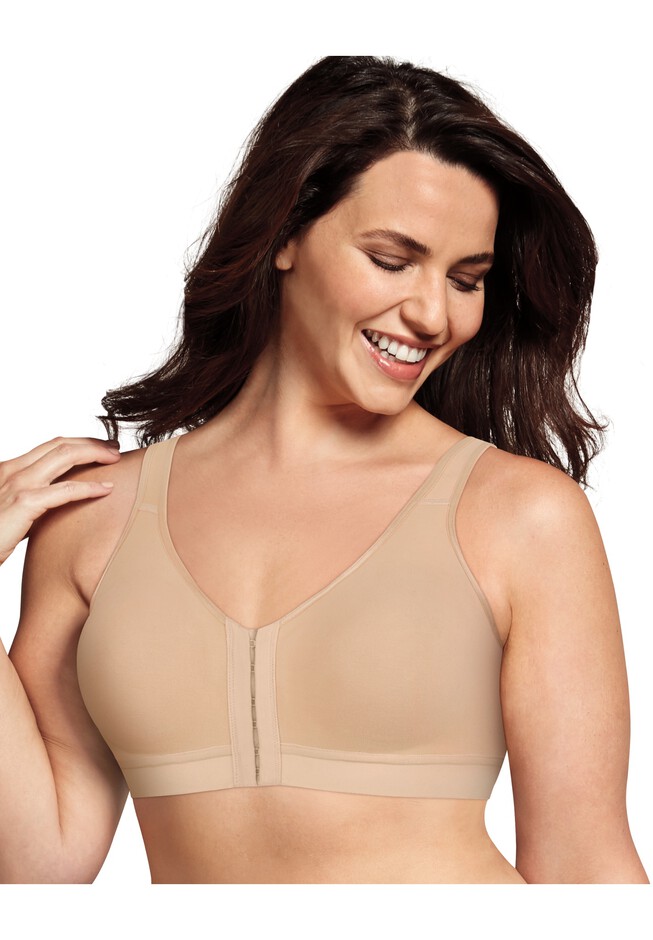 18 Hour Cotton Comfort Front & Back Close, Easy On & Easy Off Bra US400C