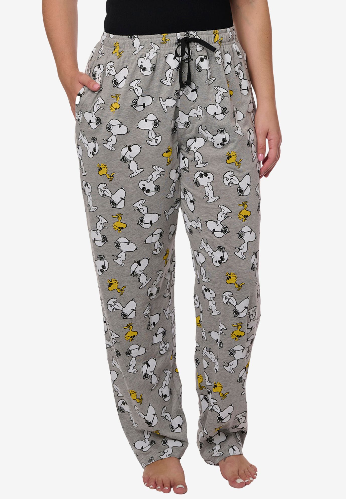 Peanuts Snoopy Pajama Pants Woodstock Lounge Wear Comfortable Soft