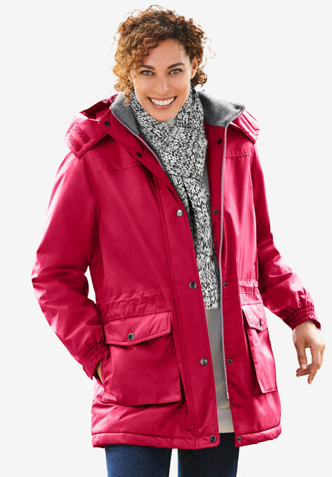 Microfiber Parka, CLASSIC RED, hi-res image number null