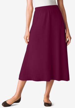 Plus Size Long Knit Skirts