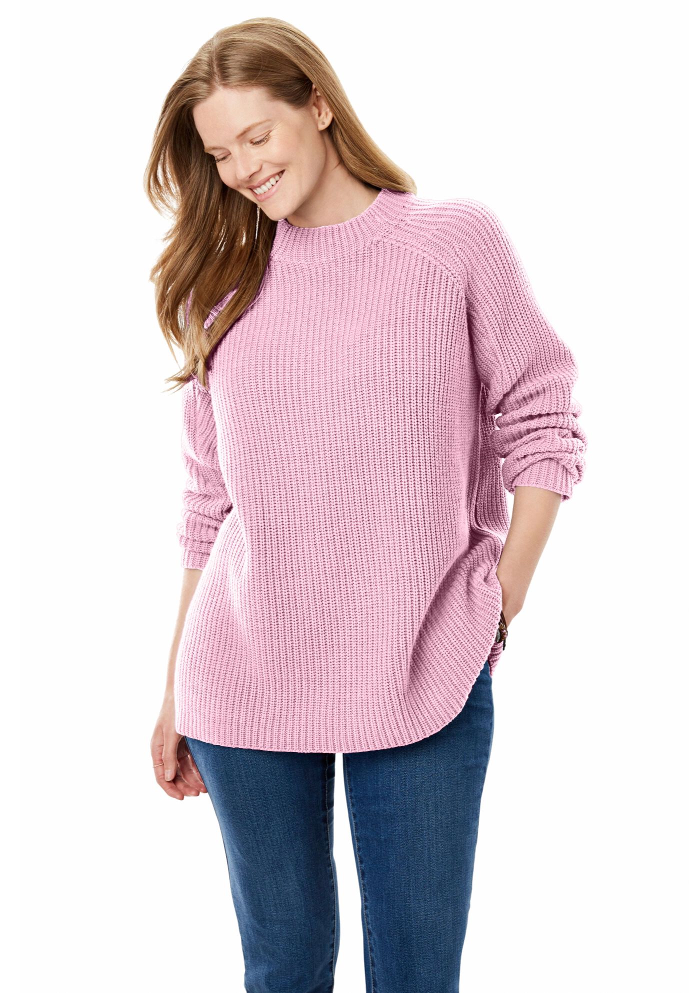 Shaker knit sweater clearance