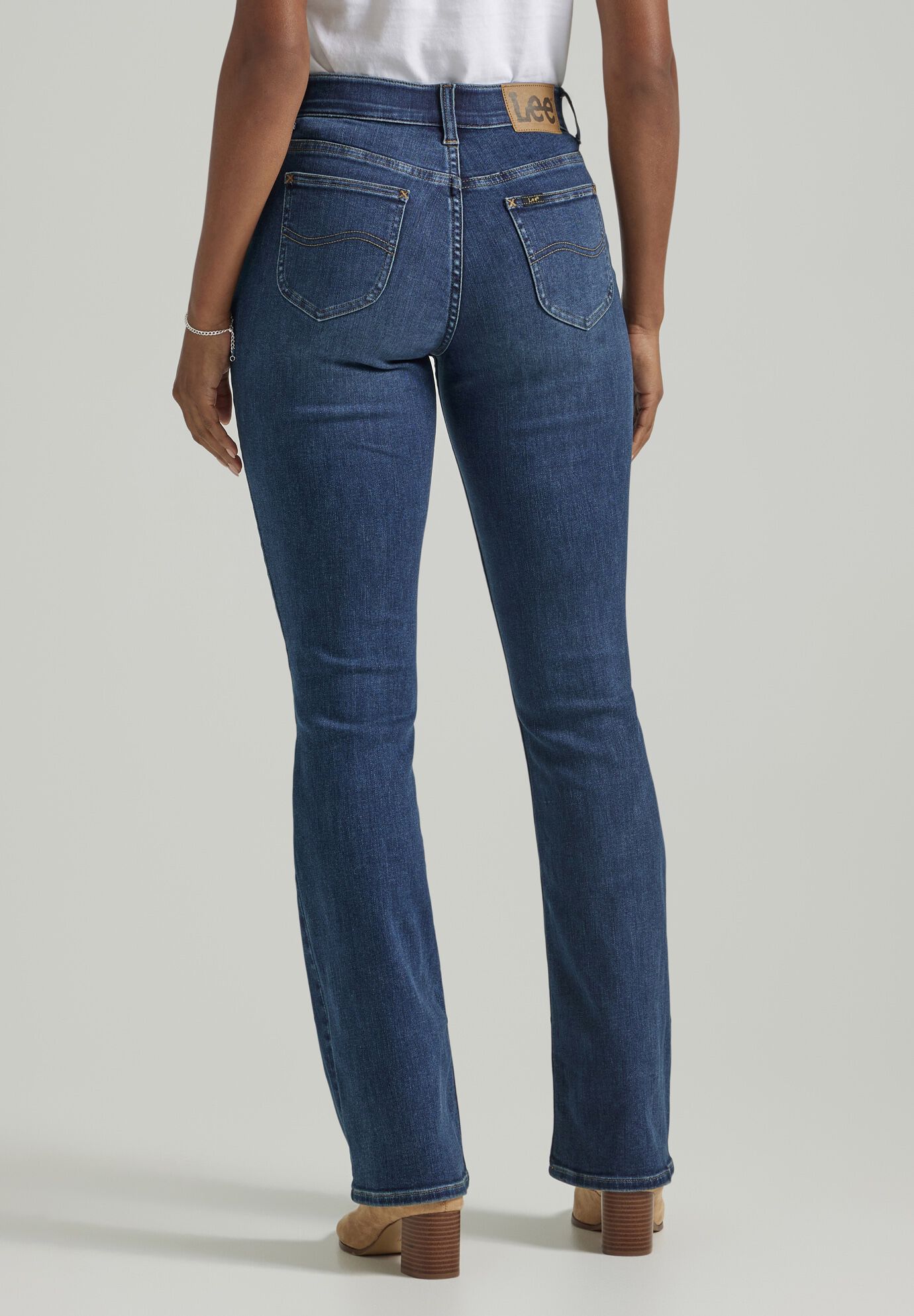 Ultra Lux Comfort With Flex Motion Bootcut Jean Jean, , alternate image number 2