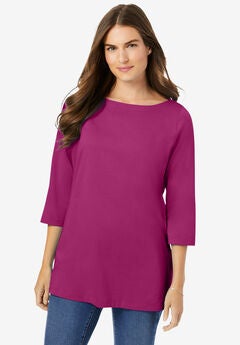 Plus Size Wide Sleeve Tops