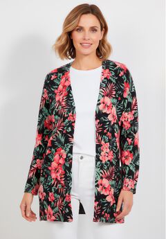 Perfect Longer-Length Cotton Cardigan Sweater