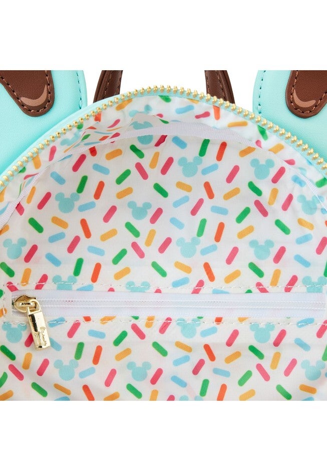 Loungefly x Disney Mickey And Minnie Sweets Ice Cream Mini Backpack, BLACK, alternate image number 3
